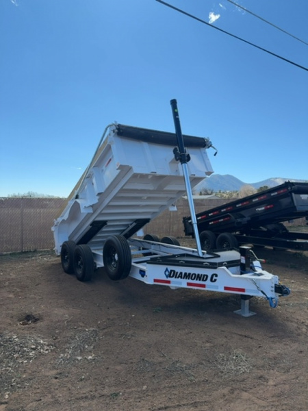 New 2026 Diamond C Tandem Axle Telescopic Dump/14,900 GVWR/82 X14'X24 