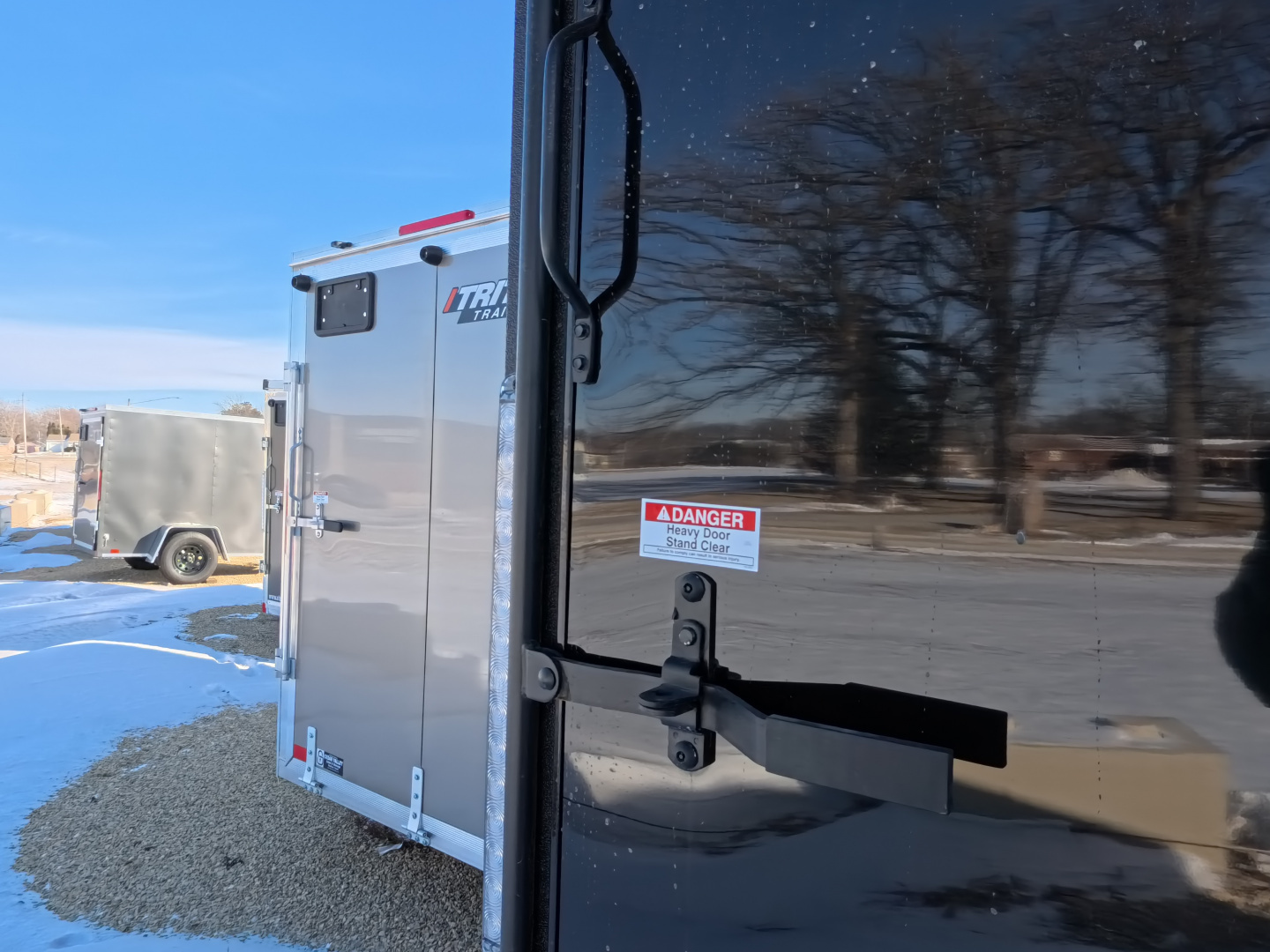 New 2026 Formula 6 x 12 x 6.5 Traverse Flat Top V-Nose with 2,990 lb. GVWR - Black with Black Trim