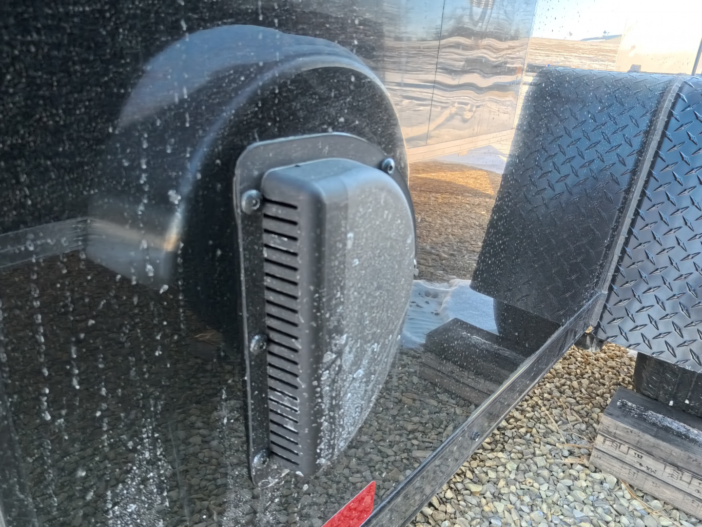 New 2026 Formula 6 x 12 x 6.5 Traverse Flat Top V-Nose with 2,990 lb. GVWR - Black with Black Trim