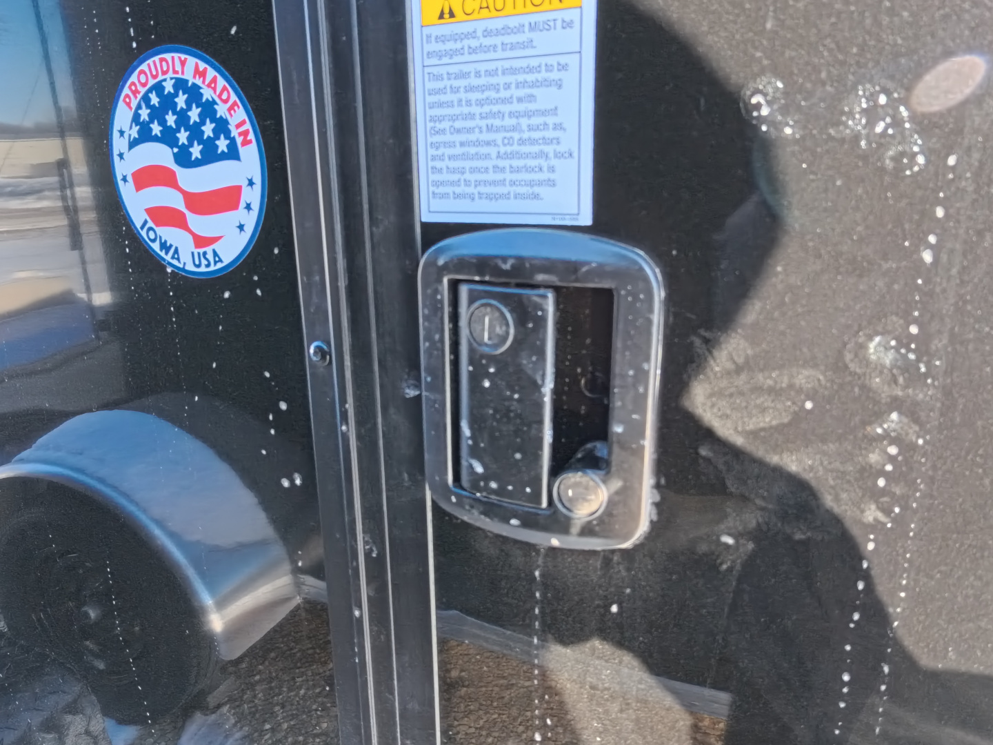 New 2026 Formula 6 x 12 x 6.5 Traverse Flat Top V-Nose with 2,990 lb. GVWR - Black with Black Trim