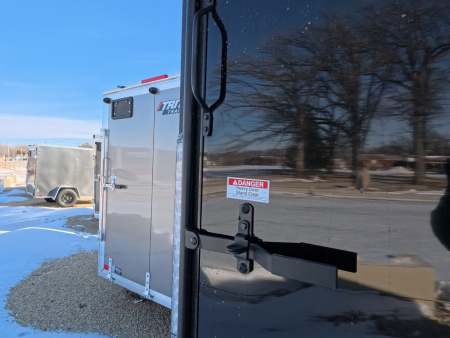 New 2026 Formula 6 x 12 x 6.5 Traverse Flat Top V-Nose with 2,990 lb. GVWR - Black with Black Trim