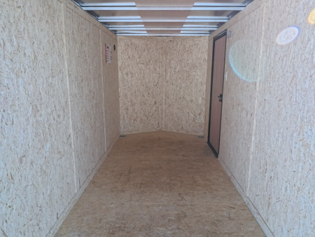 New 2026 Formula 6 x 12 x 6.5 Traverse Flat Top V-Nose with 2,990 lb. GVWR - Black with Black Trim