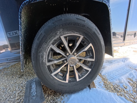 New 2026 Formula 6 x 12 x 6.5 Traverse Flat Top V-Nose with 2,990 lb. GVWR - Black with Black Trim