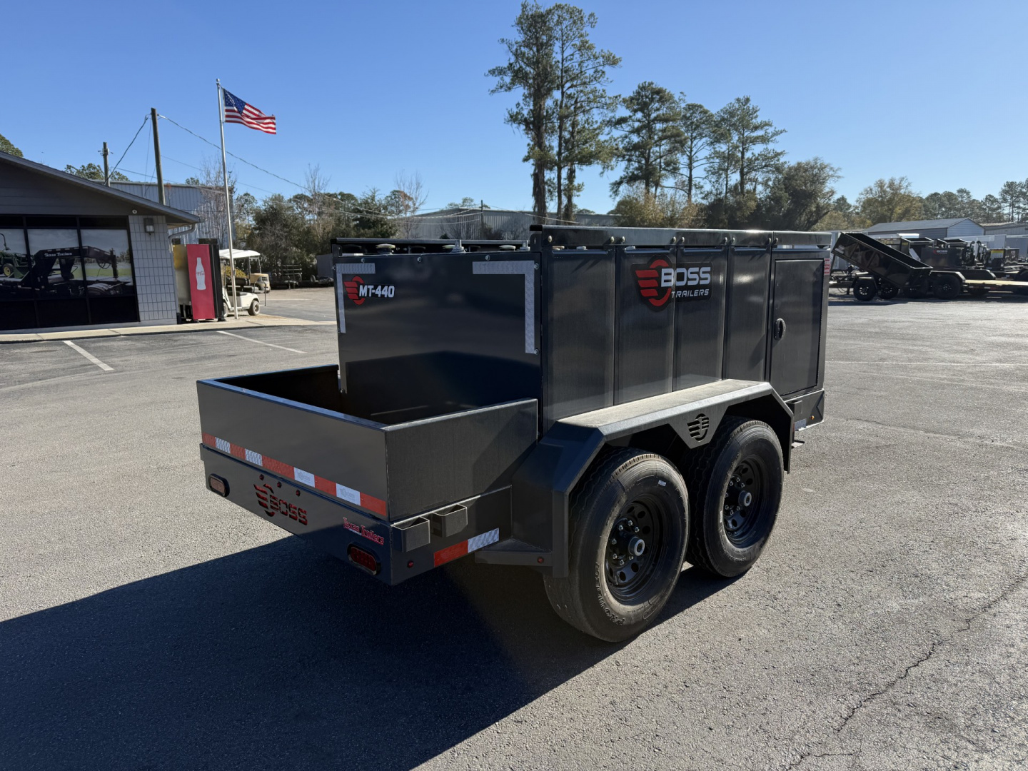 New MT440072 BOSS TRAILERS 440 GALLON NO-HAZMAT MULTI TANK FUEL TRAILER