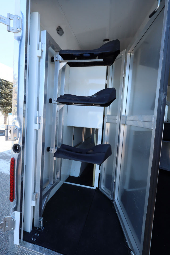 Used 2020 Bison Trailers 3 Horse LQ Horse Trailer