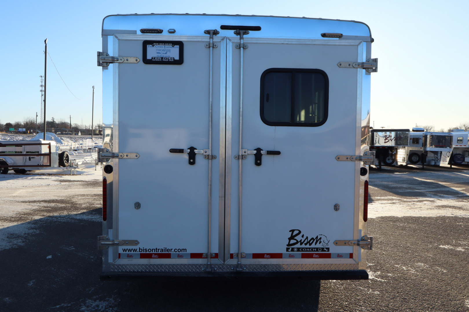 Used 2020 Bison Trailers 3 Horse LQ Horse Trailer