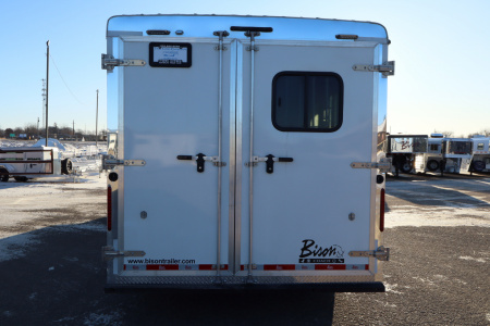 Used 2020 Bison Trailers 3 Horse LQ Horse Trailer