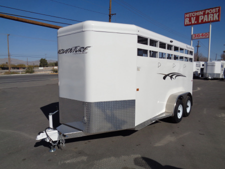 New 2026 Trails West ADVENTURE II 3H Horse Trailer