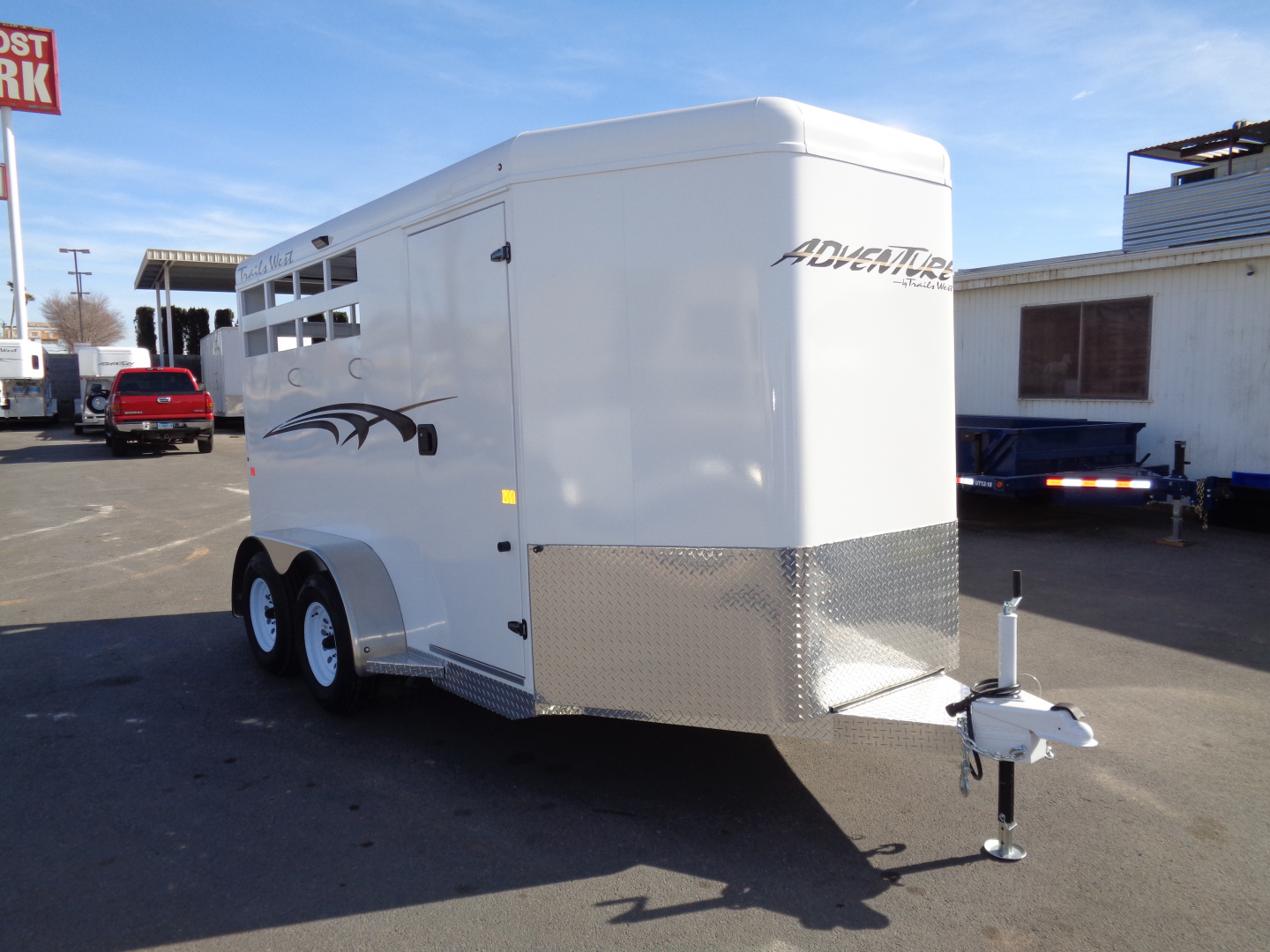 New 2026 Trails West ADVENTURE II 2H Horse Trailer