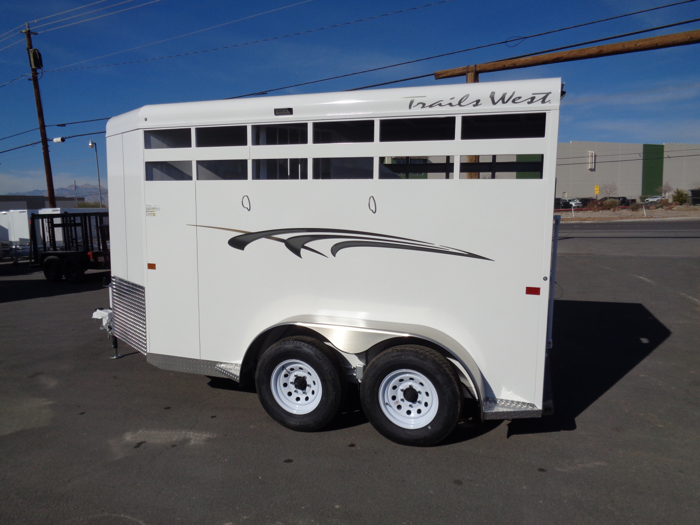 New 2026 Trails West ADVENTURE II 2H Horse Trailer