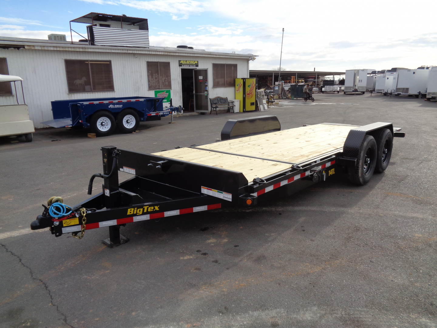 New 2026 Big Tex Trailers * 14TL-20 * 20Ft 14k Heavy Duty Tilt Bed 14k Equipment Trailer w/ Front Stationary Deck