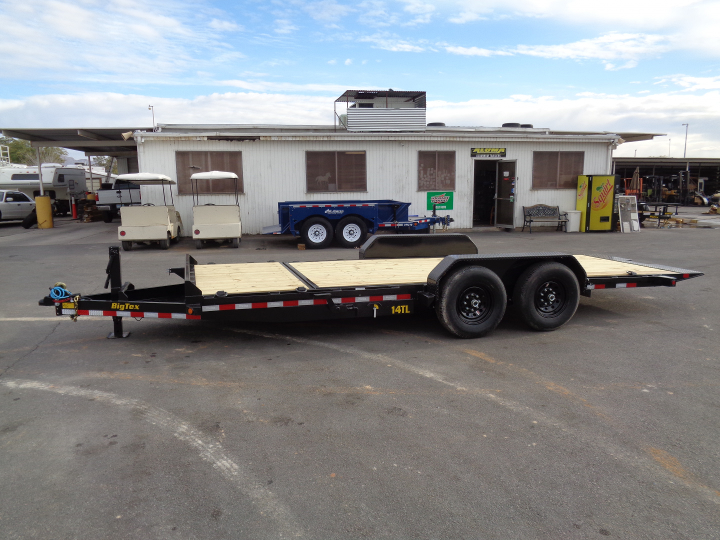 New 2026 Big Tex Trailers * 14TL-20 * 20Ft 14k Heavy Duty Tilt Bed 14k Equipment Trailer w/ Front Stationary Deck