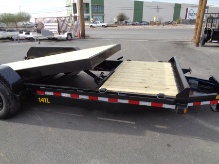 New 2026 Big Tex Trailers * 14TL-20 * 20Ft 14k Heavy Duty Tilt Bed 14k Equipment Trailer w/ Front Stationary Deck