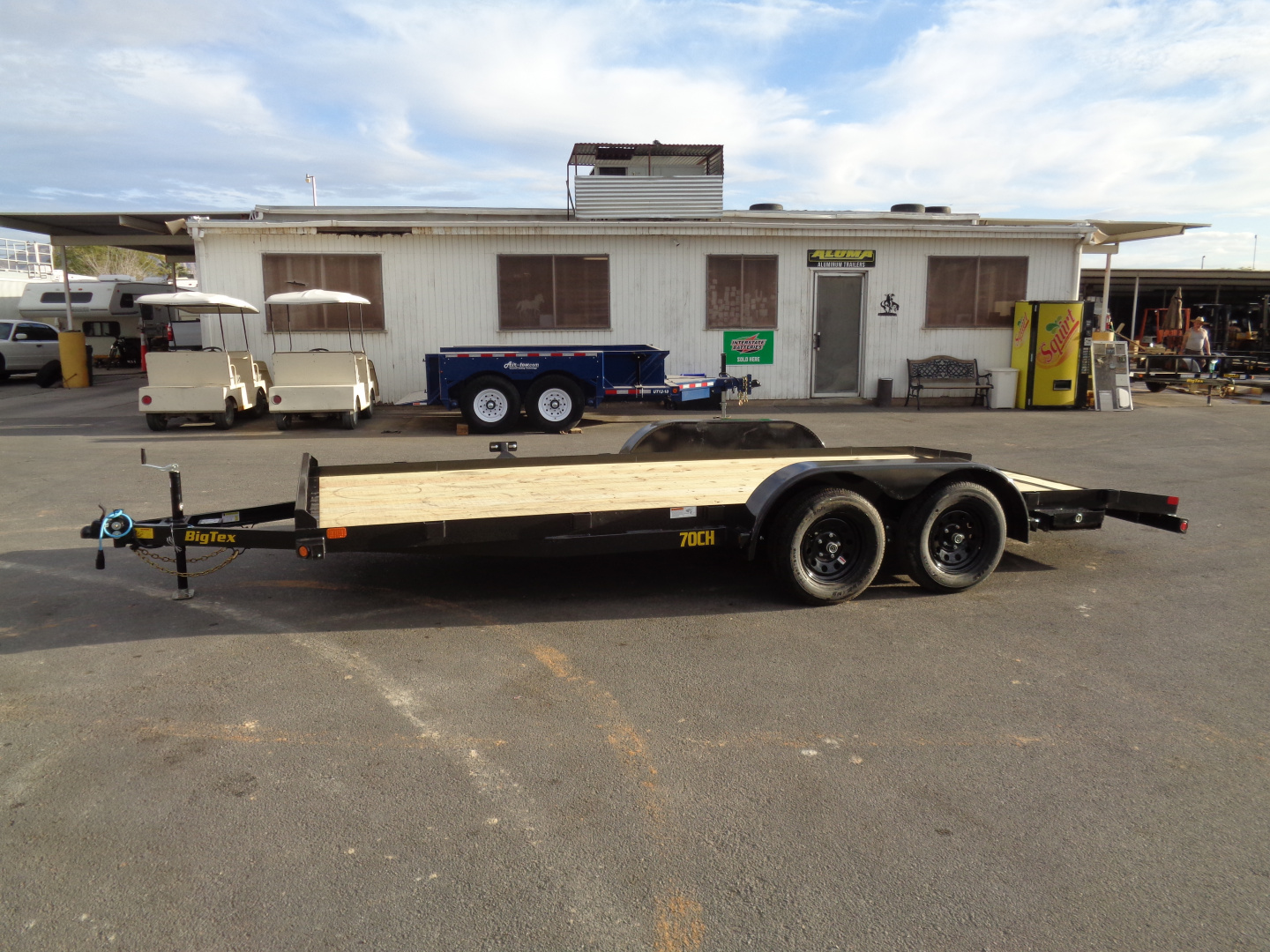 New 2026 Big Tex Trailer * 70CH-18 DT * 18Ft Tandem Axle 7k Dove Tail Car Hauler