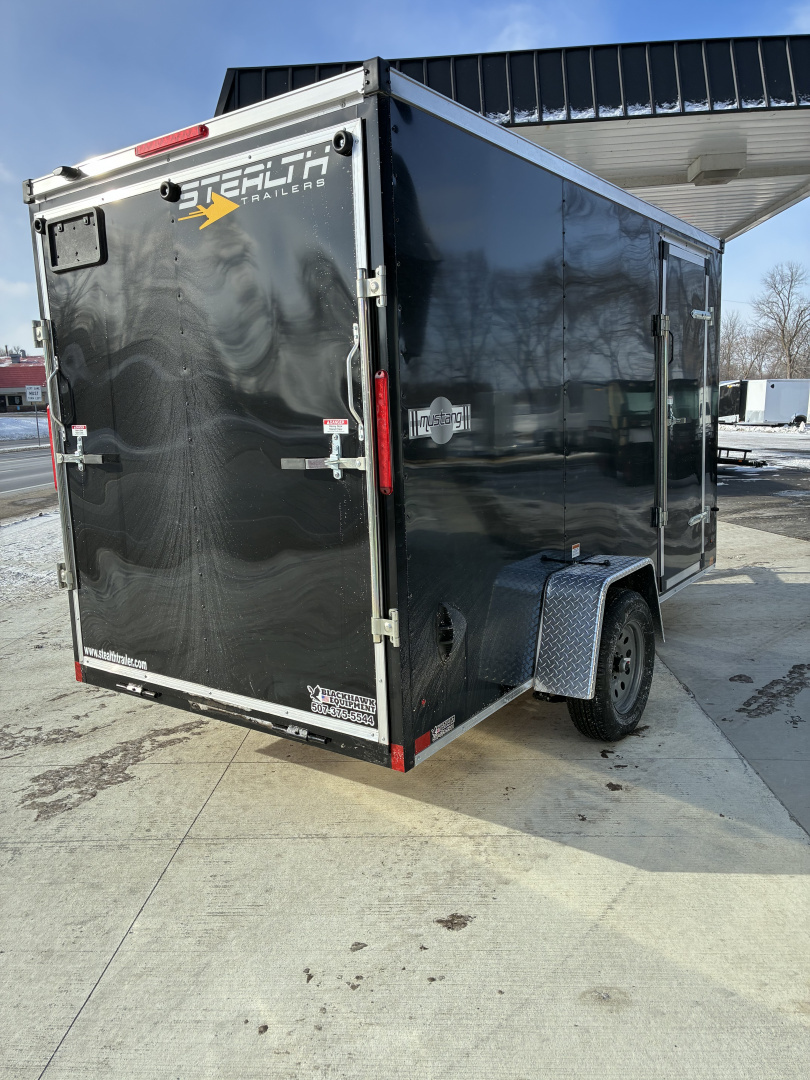 New 2026 Stealth Mustang 6x12 Enclosed Cargo Trailer