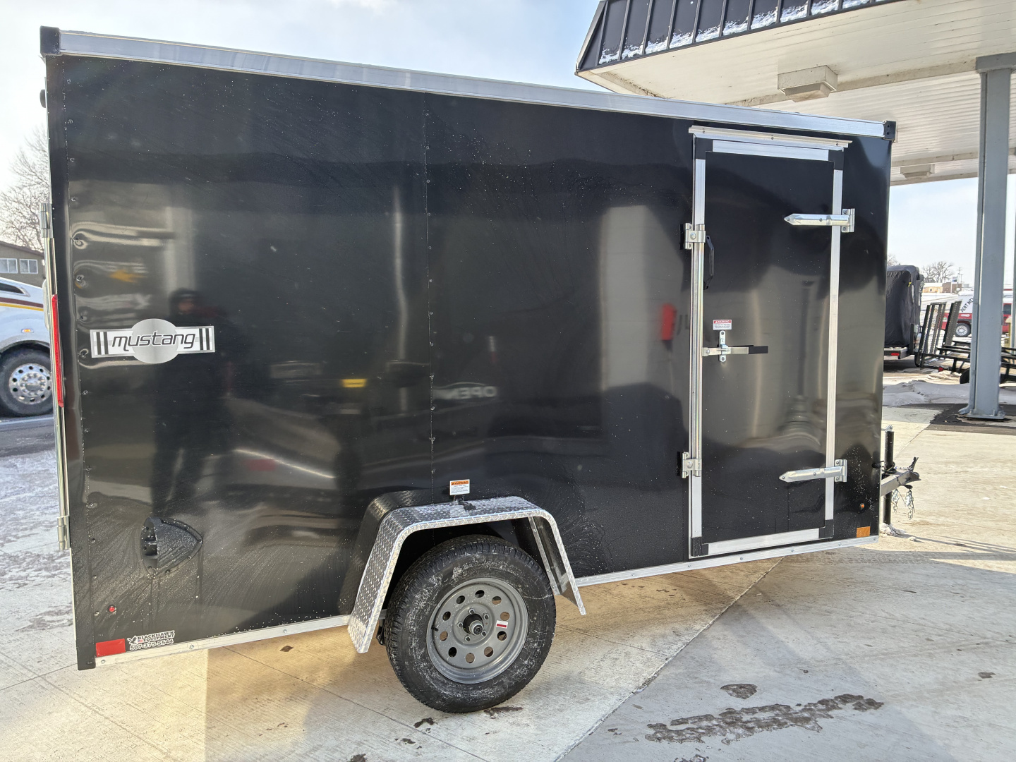 New 2026 Stealth Mustang 6x12 Enclosed Cargo Trailer