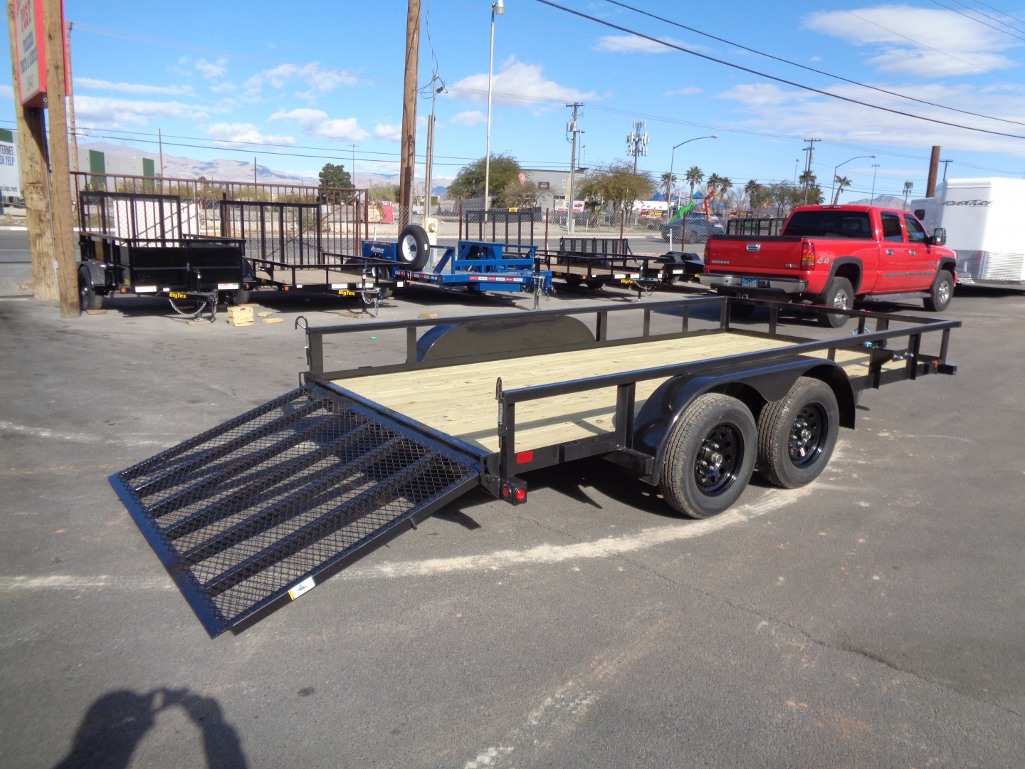 New 2026 Big Tex Trailers * 70PI-14 * 14Ft Tandem Axle Utility Trailer w/ Ramp Gate