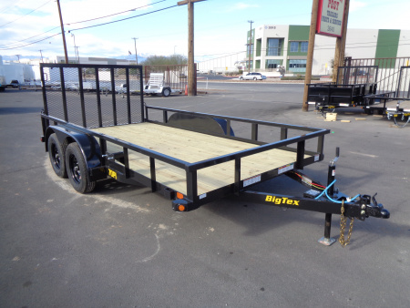 New 2026 Big Tex Trailers * 70PI-14 * 14Ft Tandem Axle Utility Trailer w/ Ramp Gate