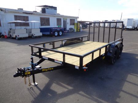 New 2026 Big Tex Trailers * 70PI-14 * 14Ft Tandem Axle Utility Trailer w/ Ramp Gate