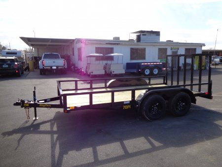 New 2026 Big Tex Trailers * 70PI-14 * 14Ft Tandem Axle Utility Trailer w/ Ramp Gate