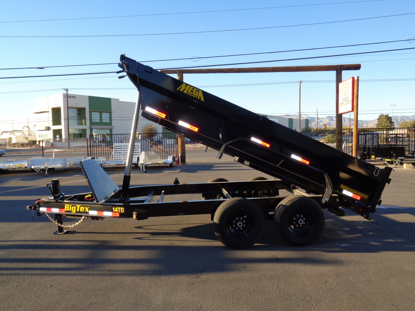 New 2026 Big Tex Trailers * 14TD-14 * 14Ft Heavy Duty Telescopic 15.4k Dump Trailer