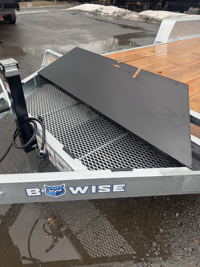 New 2026 BWISE 82x18' 10K - Galvanized Equipment Trailer
