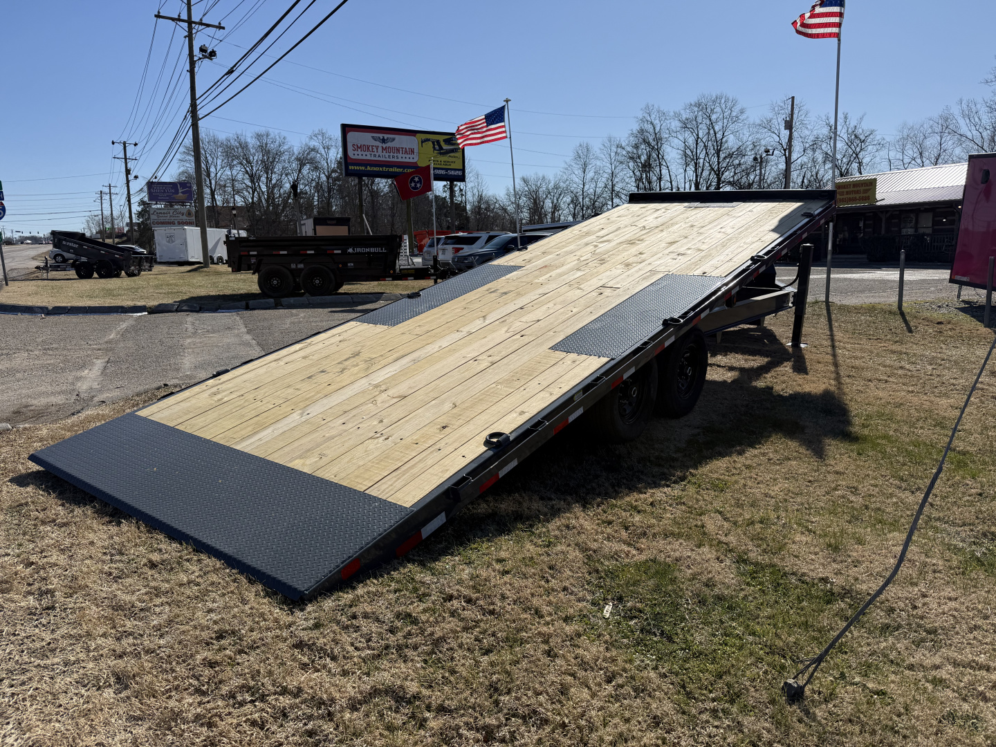 New 2026 Big Tex Trailers 14OT-22 DUAL ELECTRIC JACK REMOTE Equipment Trailer