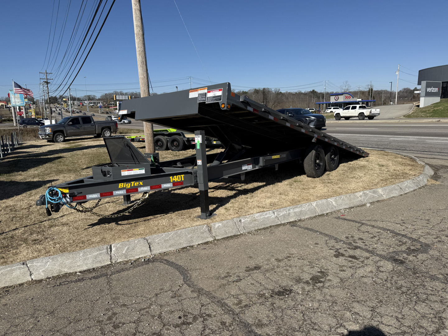 New 2026 Big Tex Trailers 14OT-22 DUAL ELECTRIC JACK REMOTE Equipment Trailer