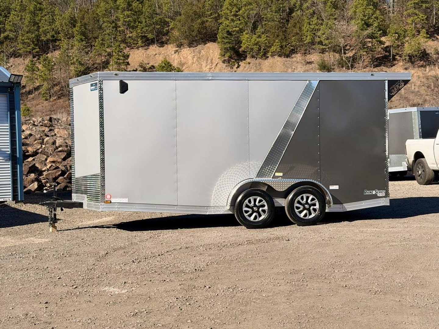 New 2026 GRACE PRO 7X16FT ENCLOSED TRAILER 7FT INTERIOR TANDEM 3500LB AXLES