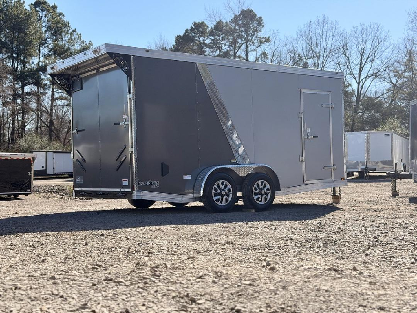 New 2026 GRACE PRO 7X16FT ENCLOSED TRAILER 7FT INTERIOR TANDEM 3500LB AXLES
