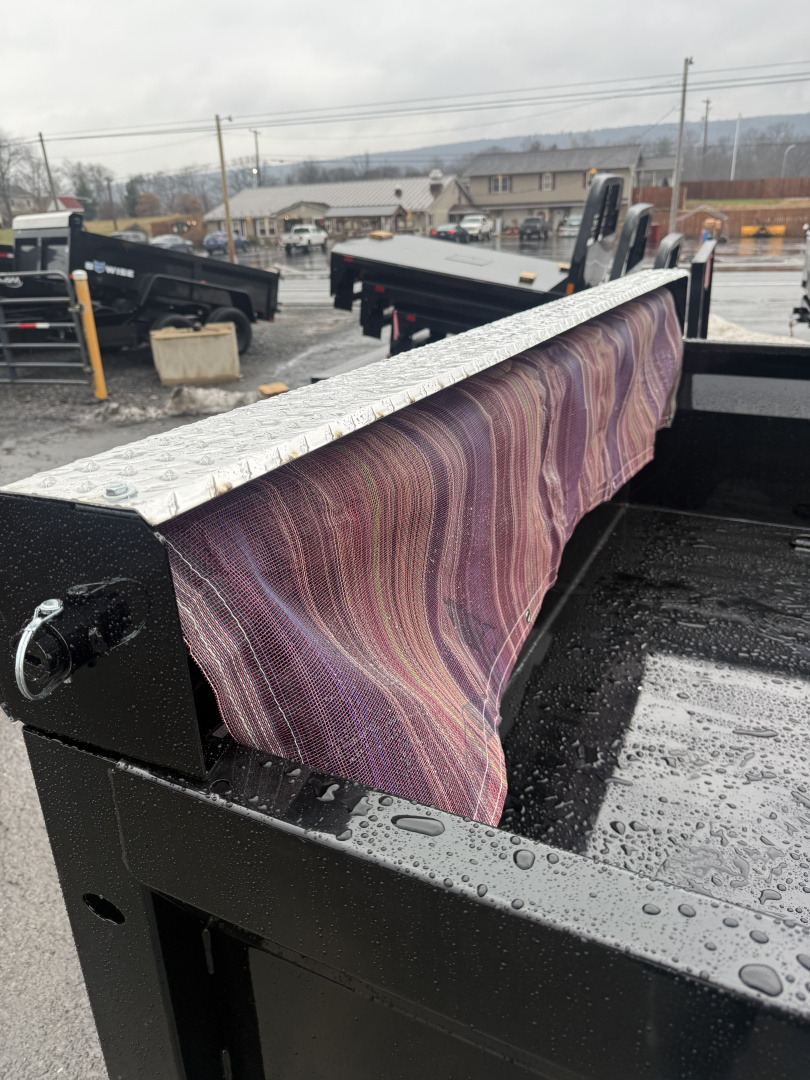 New 2026 BWise 7x12 -14K Dump Trailer - Ramps - 7 GA Floor - TARP KIT - BLACK