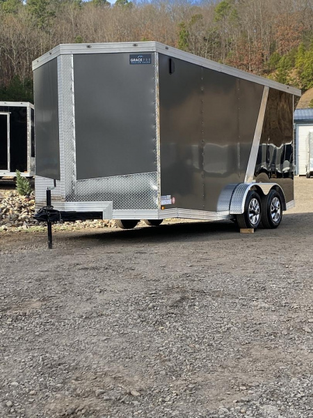 New 2026 GRACE PRO 7X16FT ENCLOSED TRAILER