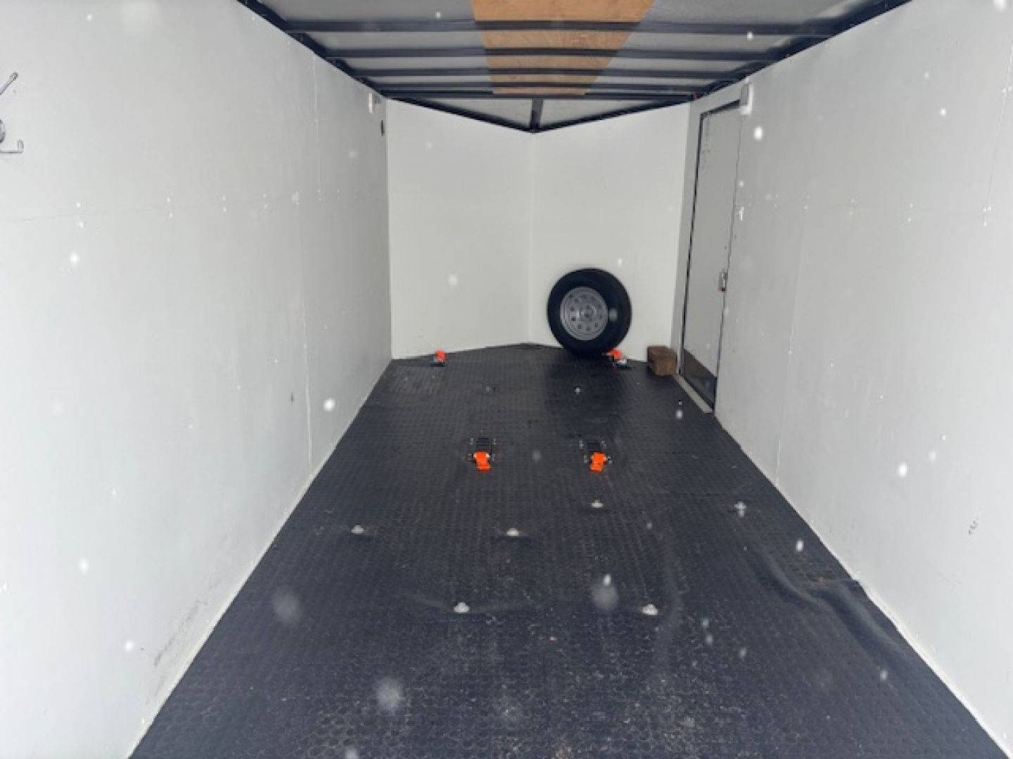 Used 2018 US Cargo 7x16 V-Nose Ramp Door Enclosed Trailer
