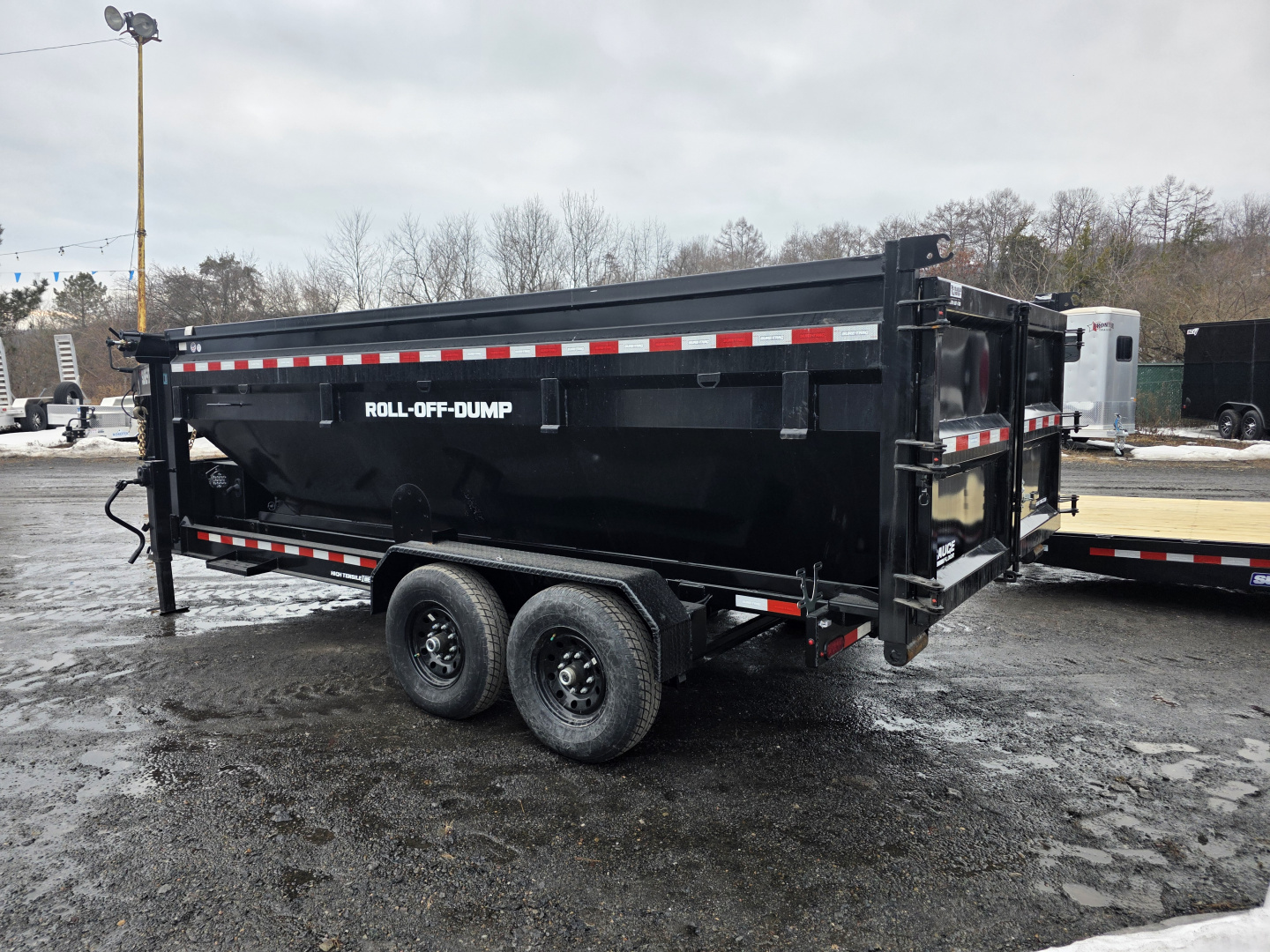 New 2026 Sure-Trac 16' GOOSENECK ROLL OFF TRAILER - 1 CAN Roll Off