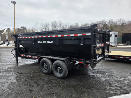New 2026 Sure-Trac 16' GOOSENECK ROLL OFF TRAILER - 1 CAN Roll Off