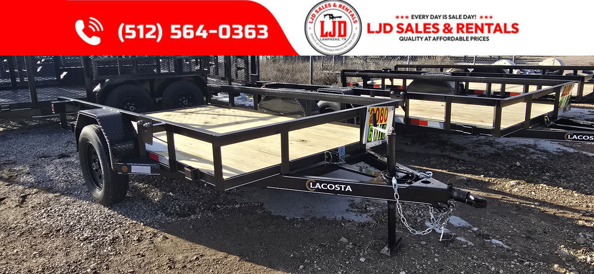 New 2026 Lacosta Trailers - Utility Trailer - 6 x 10 -