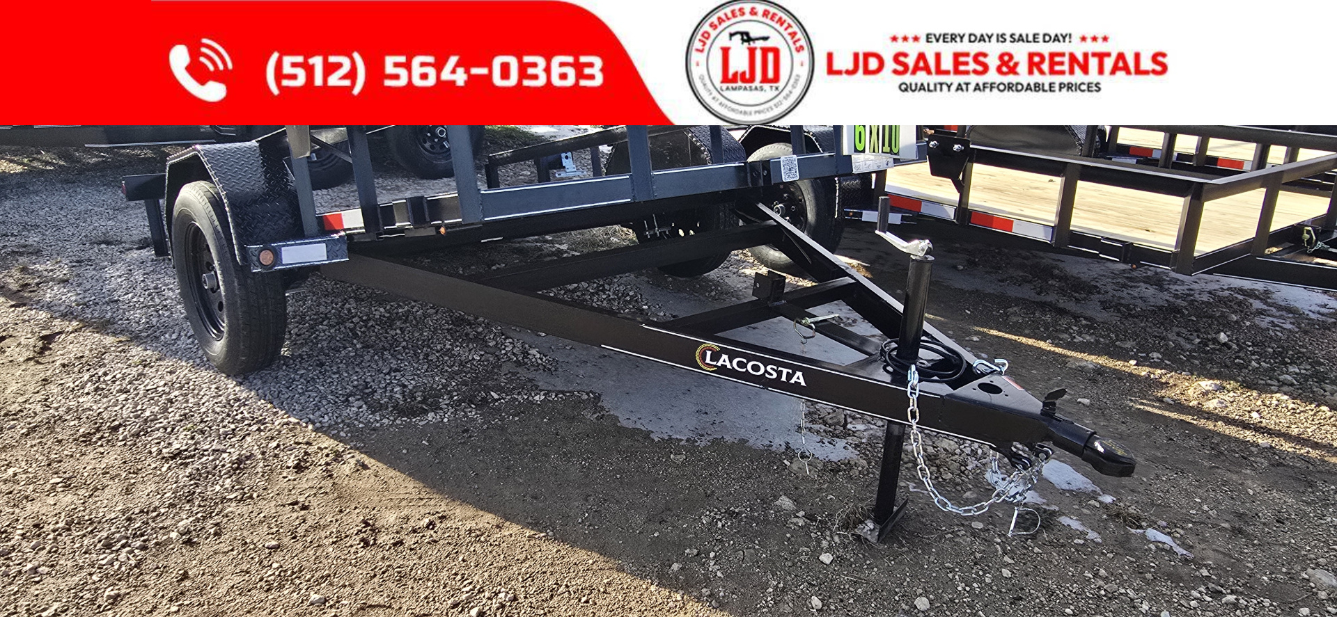 New 2026 Lacosta Trailers - Utility Trailer - 6 x 10 -