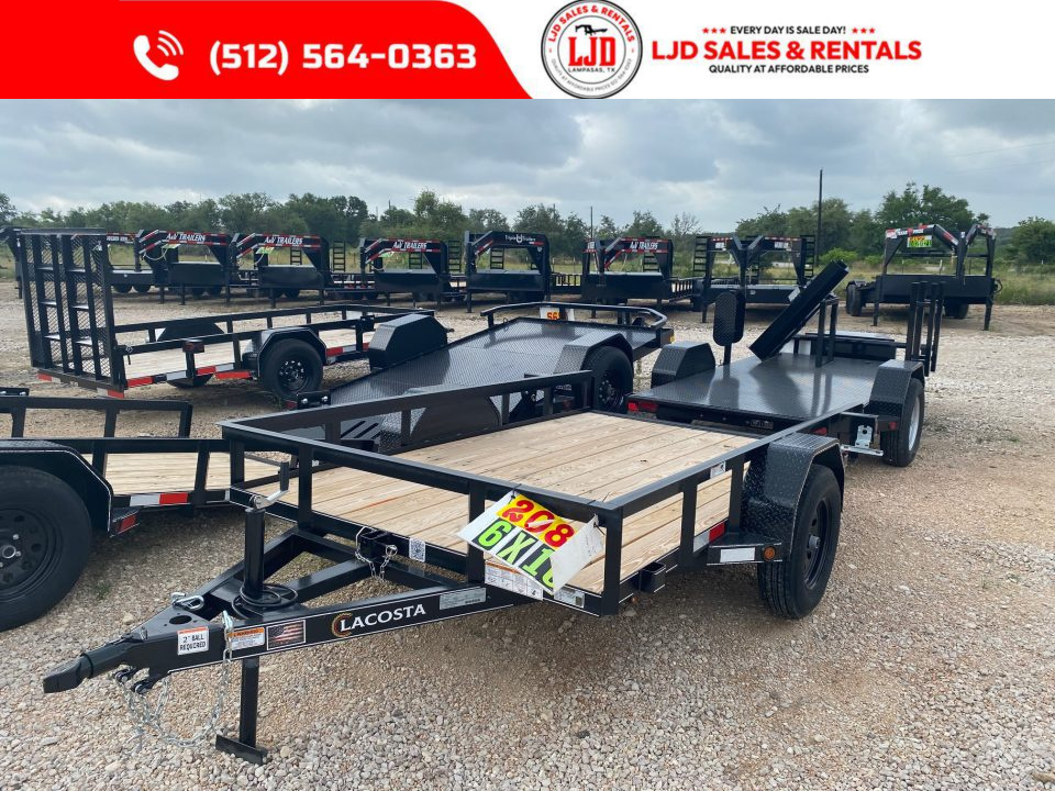New 2026 Lacosta - 6' X 10' Tilt Deck Utility Trailer