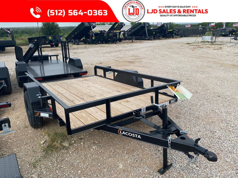 New 2026 Lacosta - 6' X 10' Tilt Deck Utility Trailer