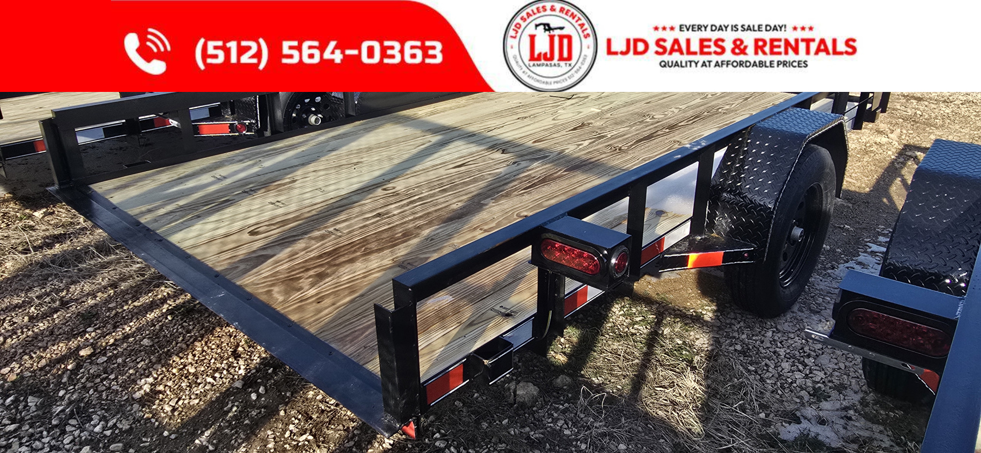 New 2026 Lacosta - Tilt - 77" x 12' - Utility Trailer