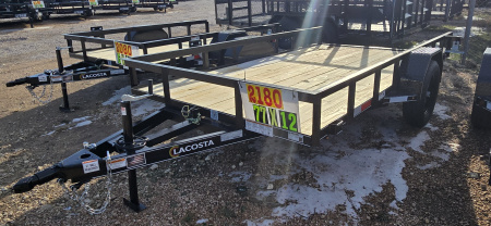 New 2026 Lacosta - Tilt - 77  x 12' - Utility Trailer