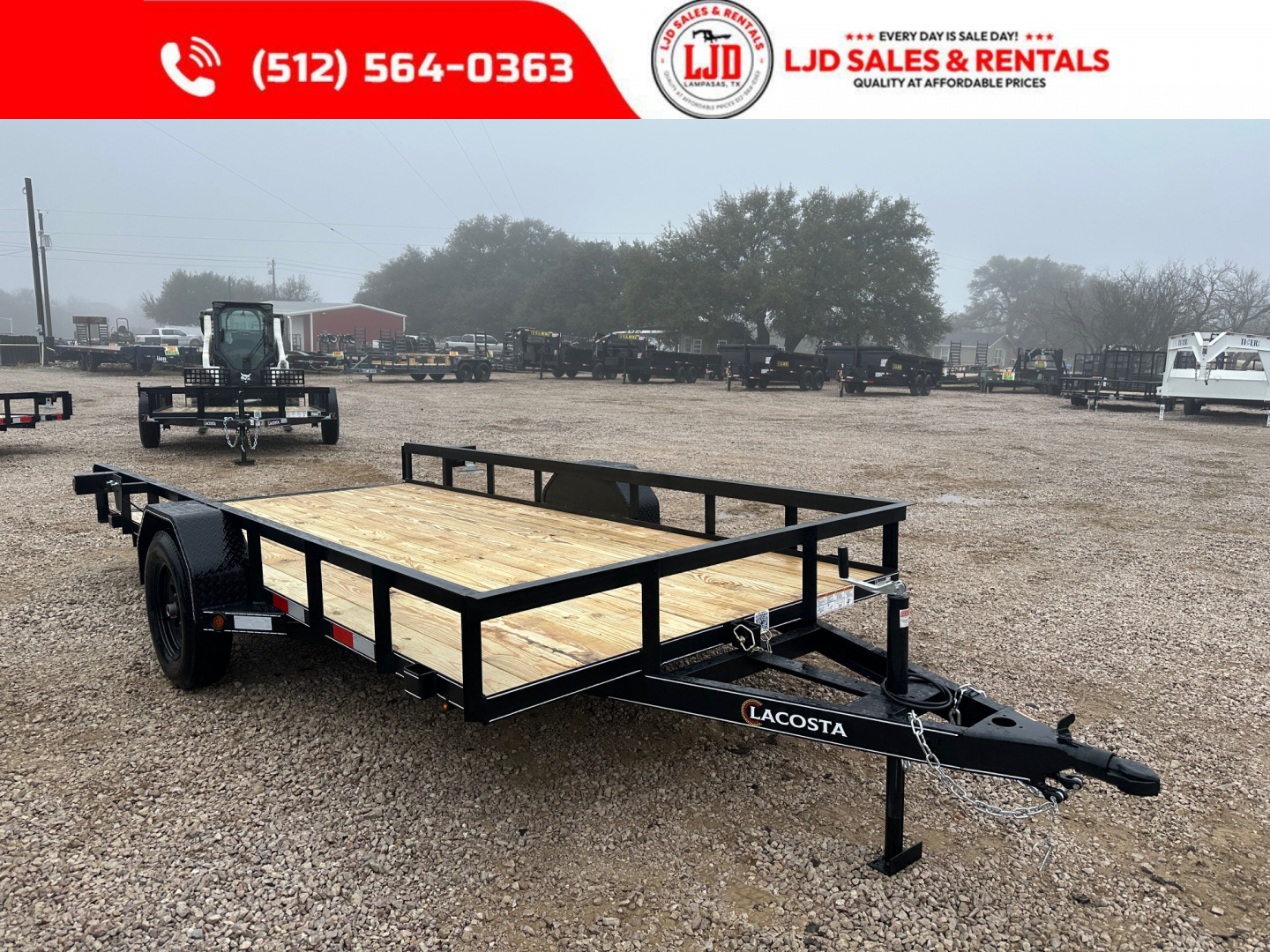 New 2026 Lacosta - 77 x 14 - Utility Trailer