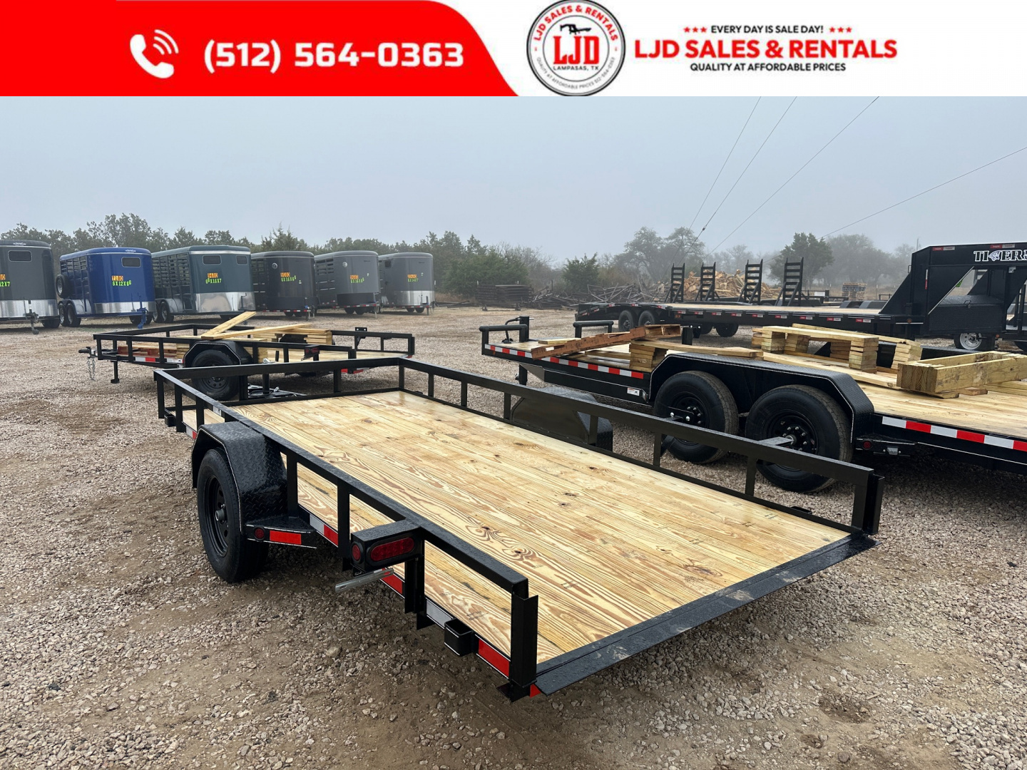 New 2026 Lacosta - 77 x 14 - Utility Trailer