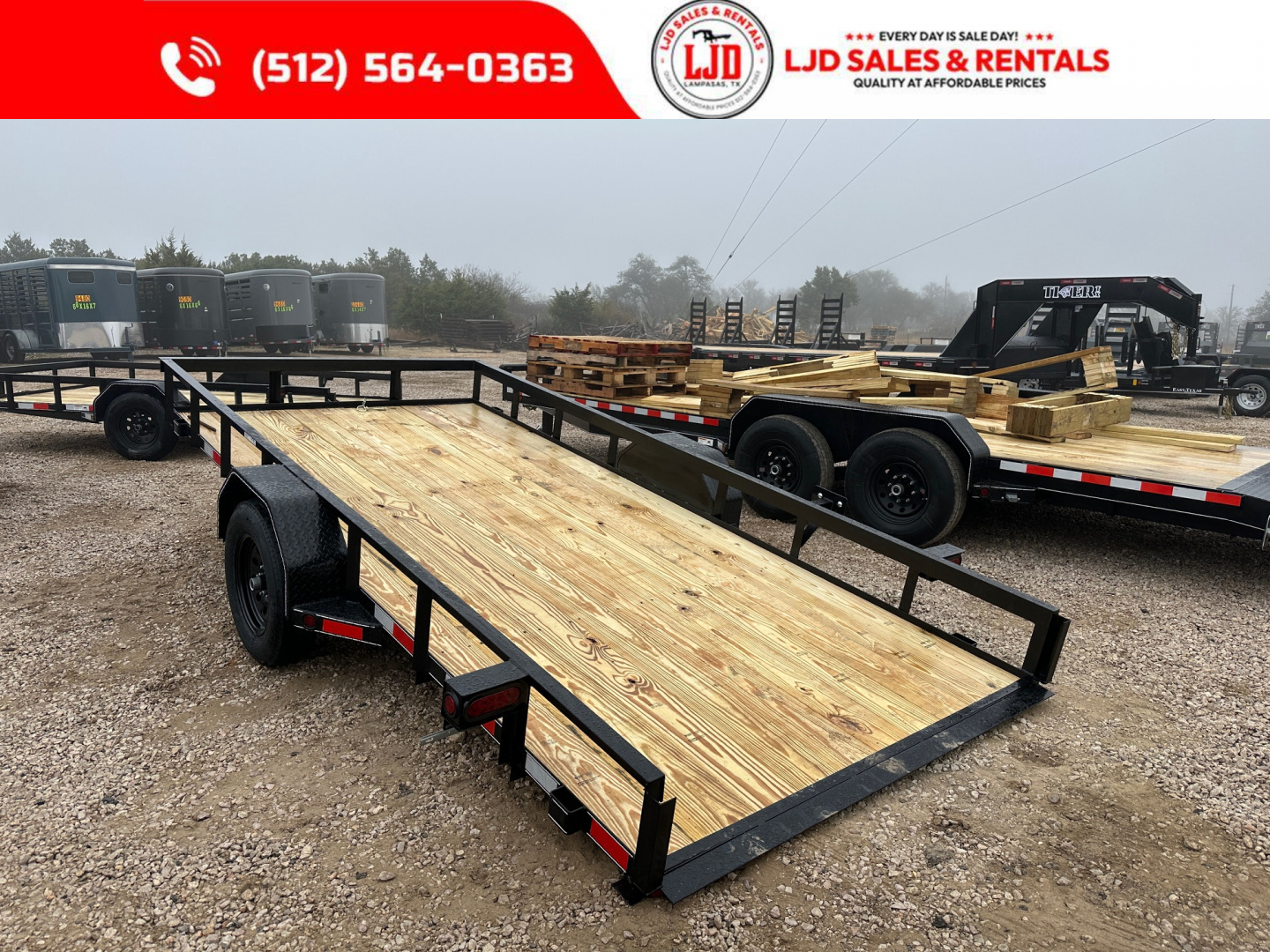 New 2026 Lacosta - 77 x 14 - Utility Trailer
