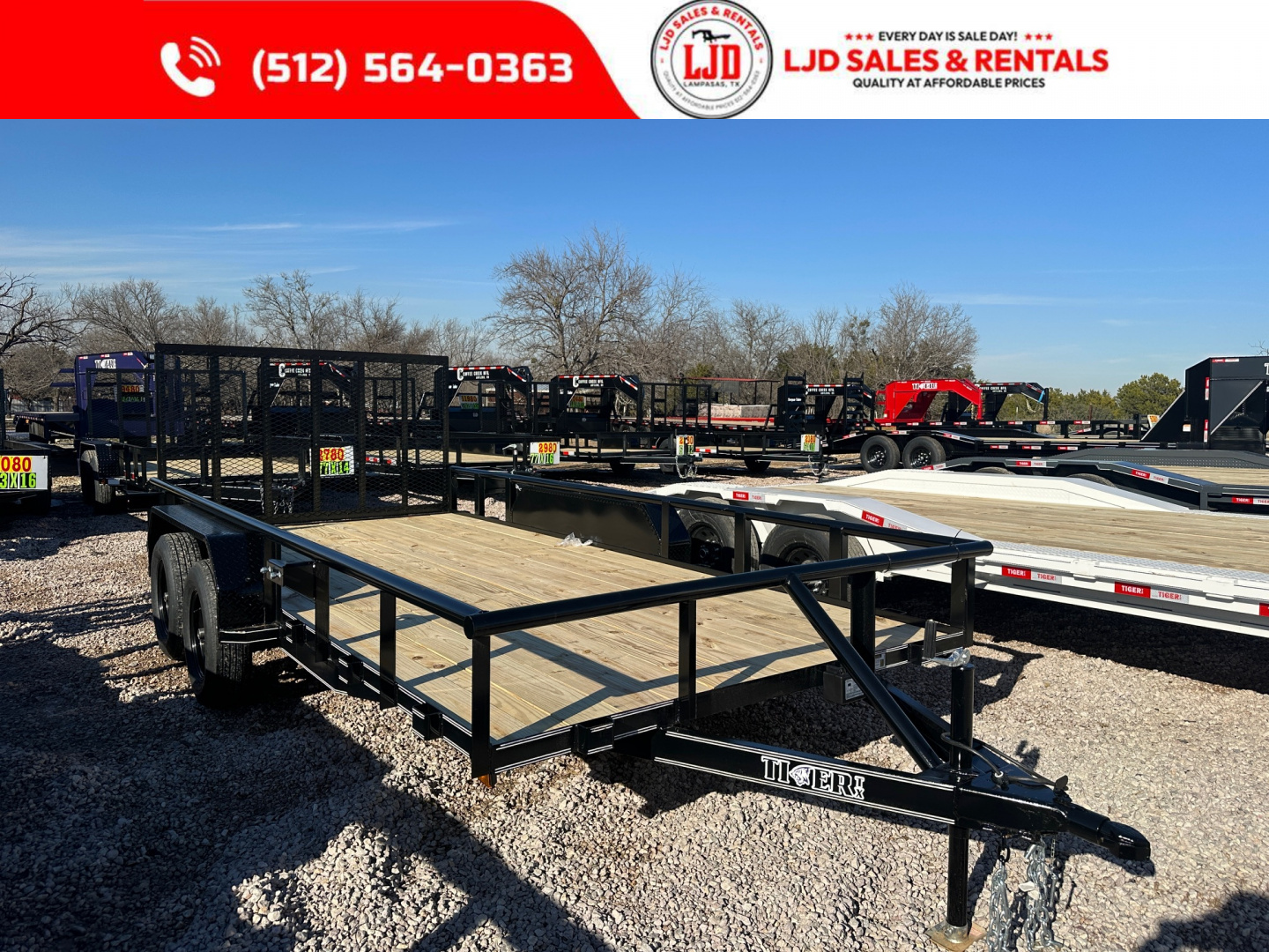 New 2026 Tiger - 83  x 16' - Utility Trailer