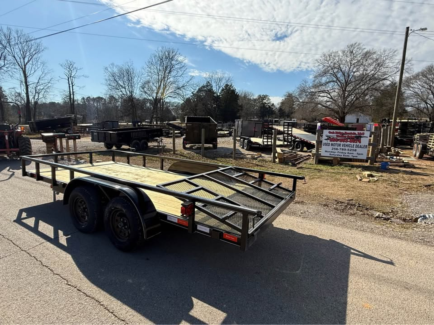 New 2026 Oak Ridge 7x16TA Utility Trailer
