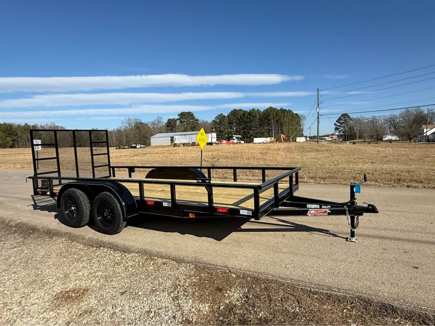 New 2026 Oak Ridge 7x16TA Utility Trailer