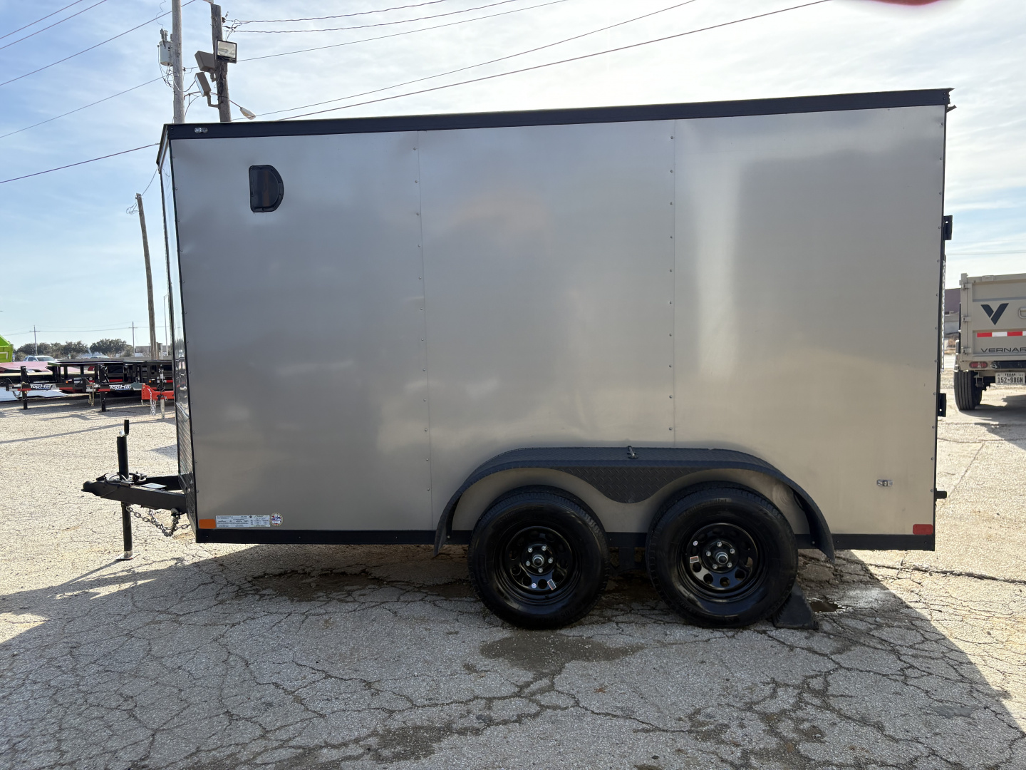 Used 2025 Covered Wagon Trailers 6'x12' Cargo / Enclosed Trailer