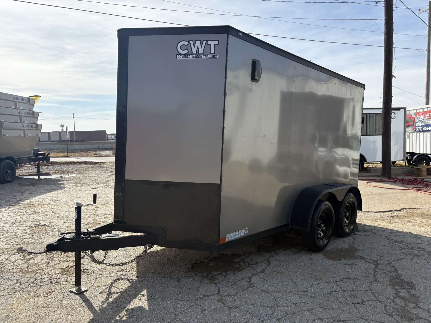 Used 2025 Covered Wagon Trailers 6'x12' Cargo / Enclosed Trailer