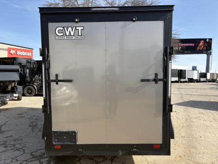 Used 2025 Covered Wagon Trailers 6'x12' Cargo / Enclosed Trailer